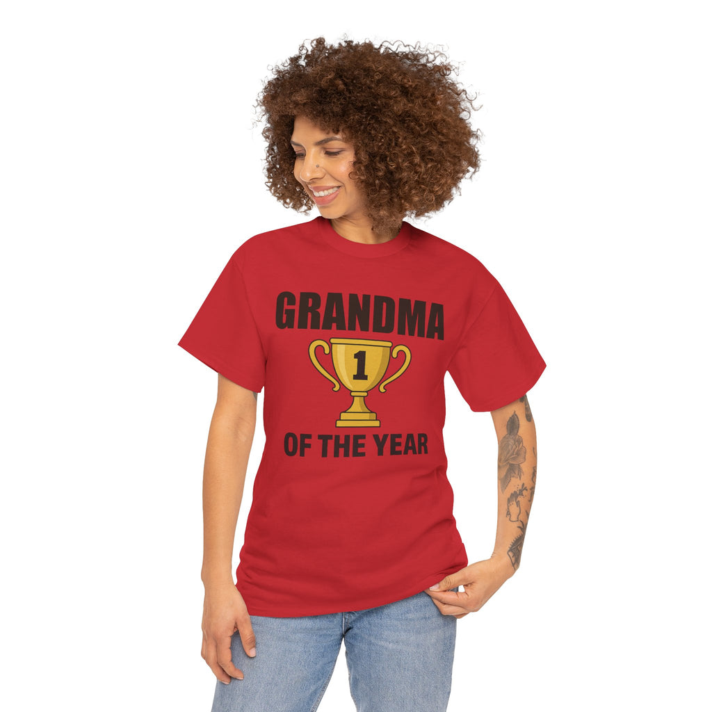 Grandma of the Year Premium Cotton Tee