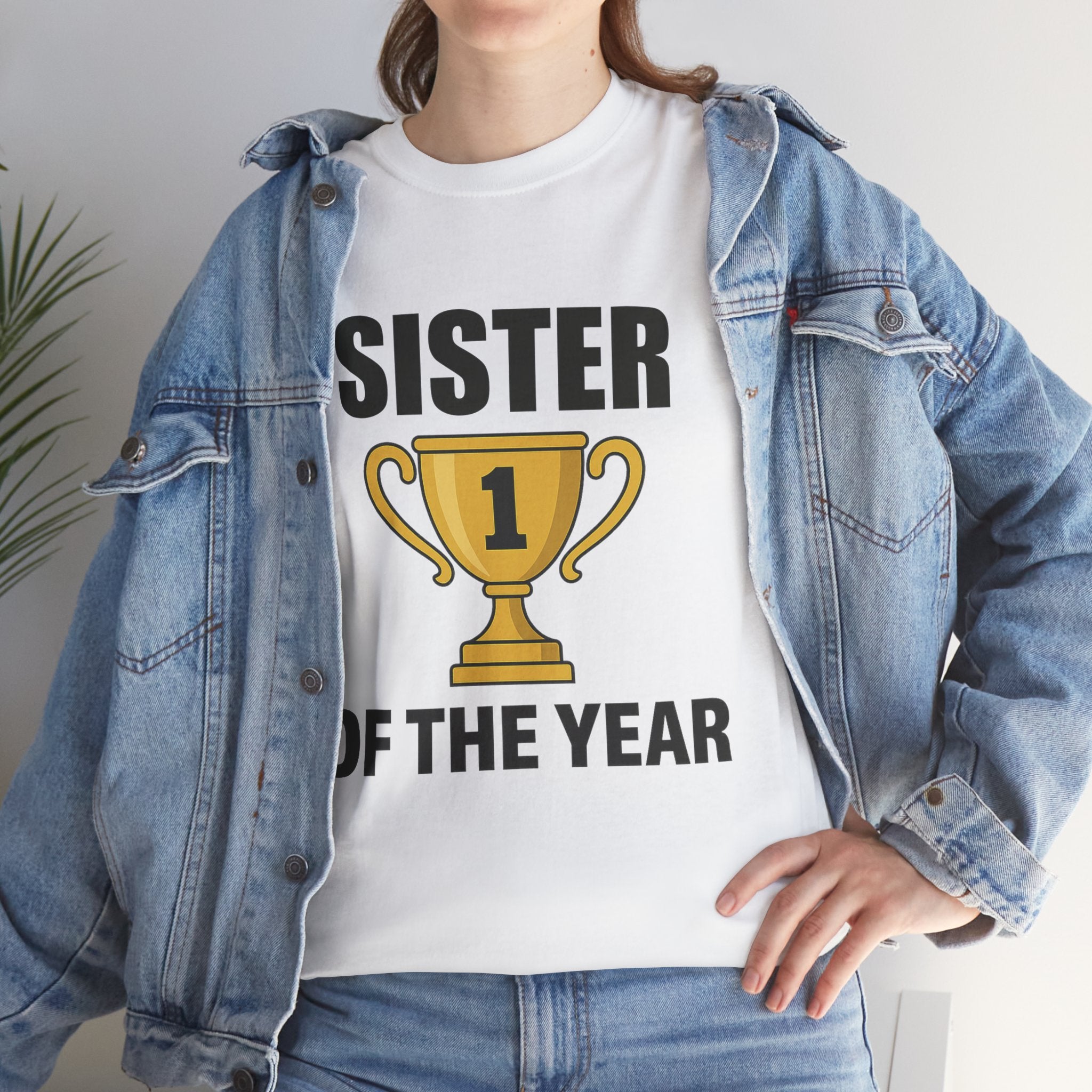 Sister of the Year Premium Cotton Tee