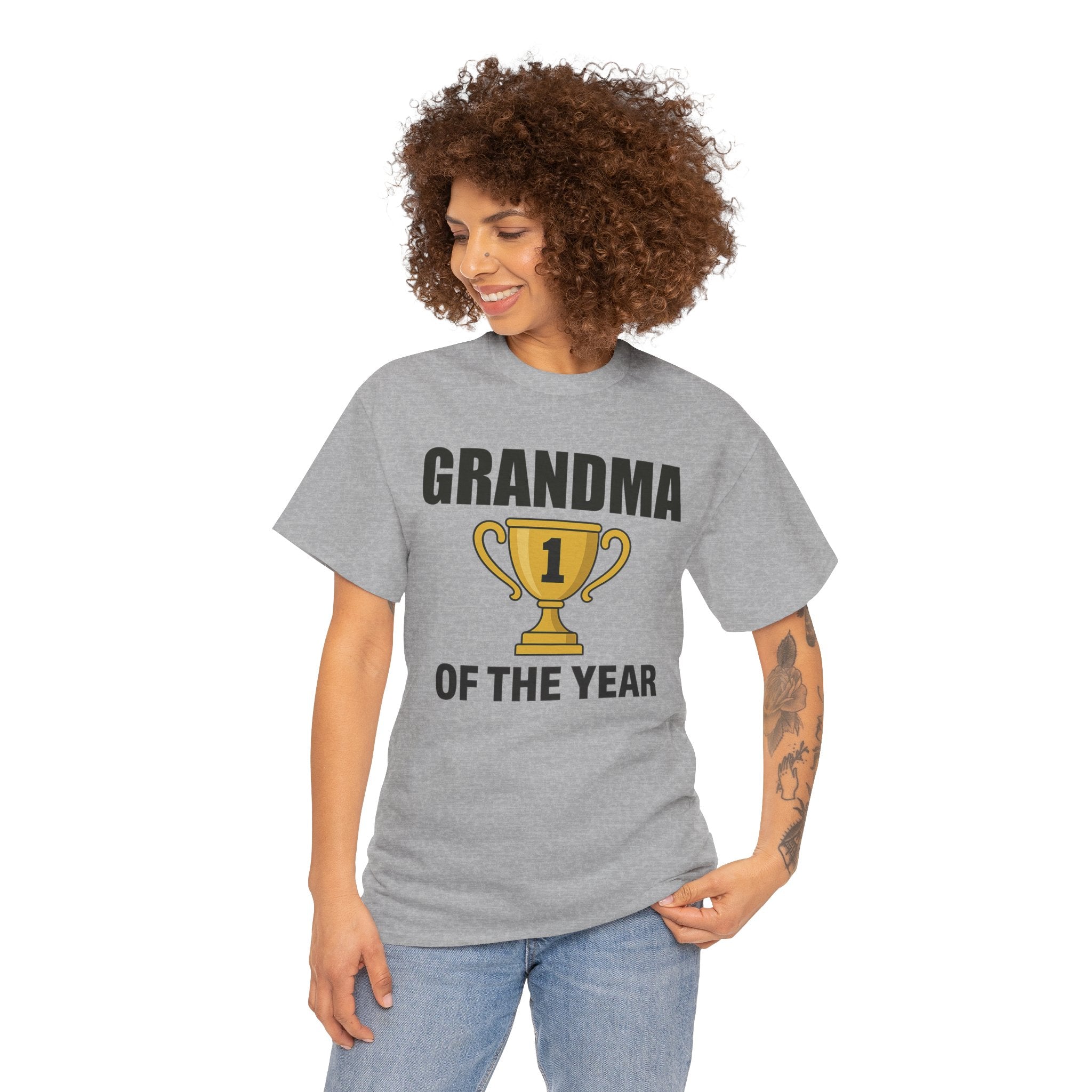 Grandma of the Year Premium Cotton Tee