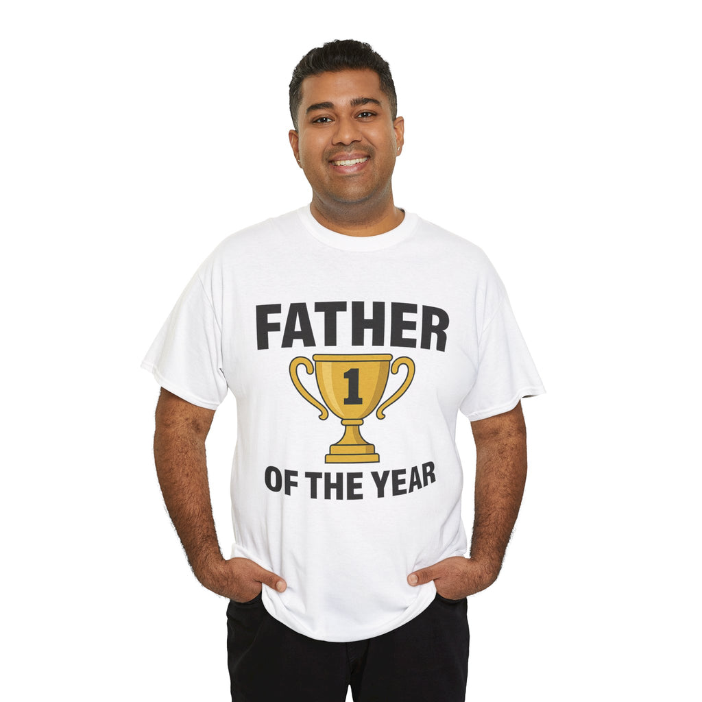 Father of the Year Premium Cotton Tee