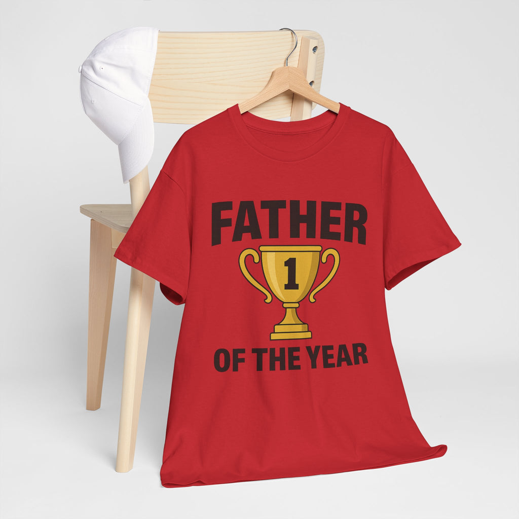 Father of the Year Premium Cotton Tee