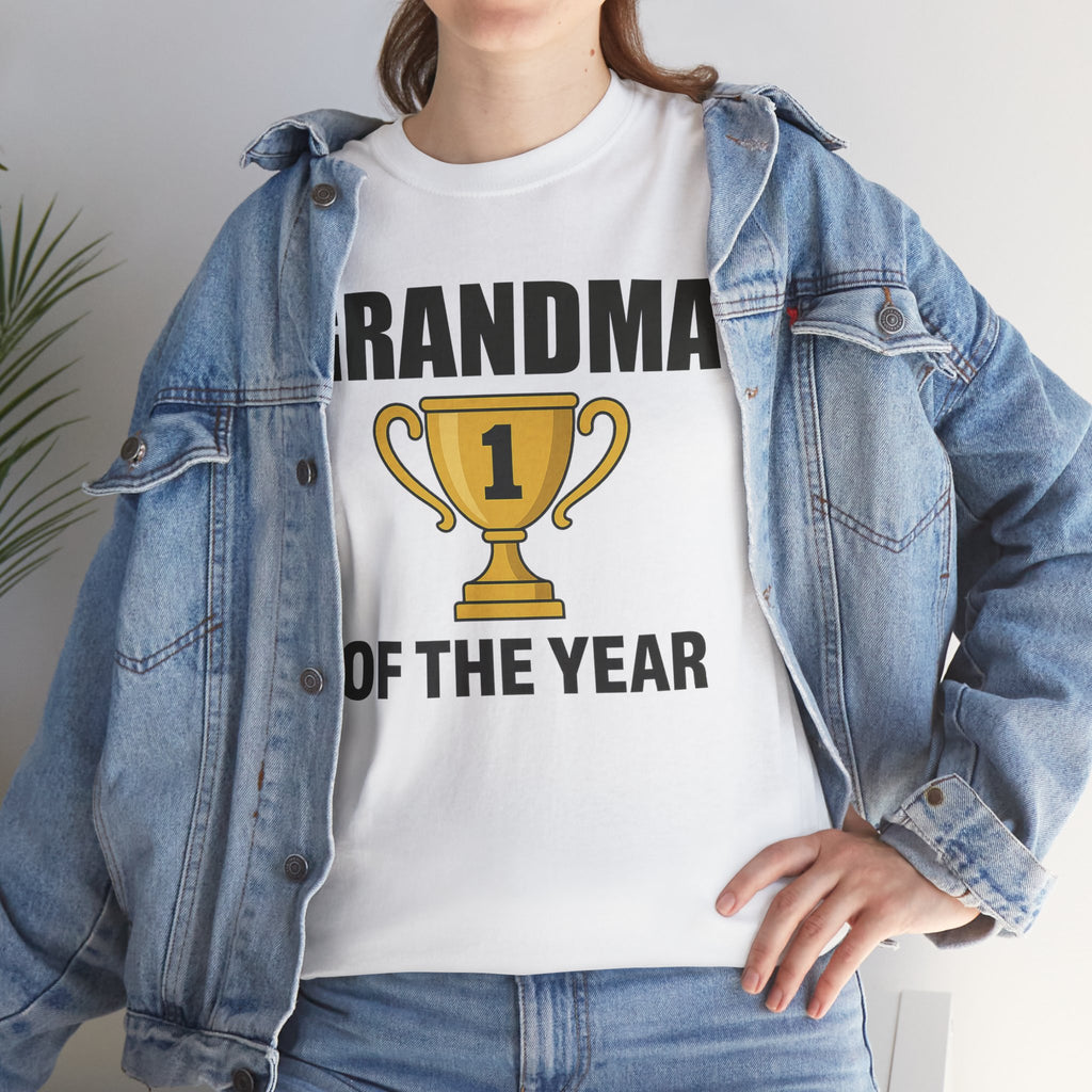 Grandma of the Year Premium Cotton Tee
