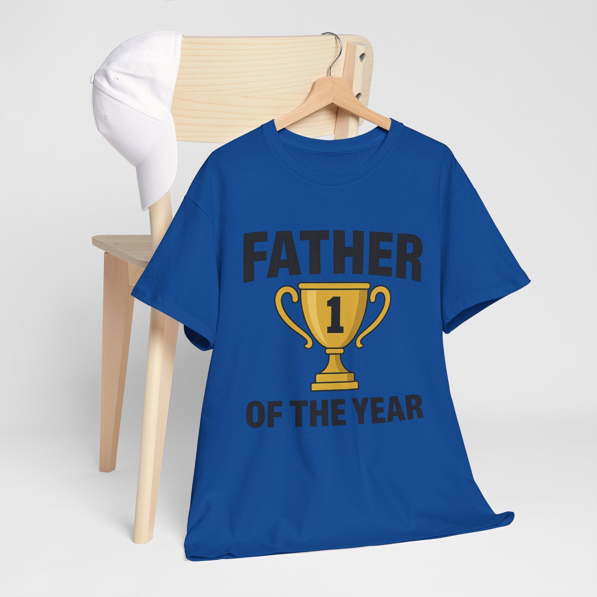 Father of the Year Premium Cotton Tee