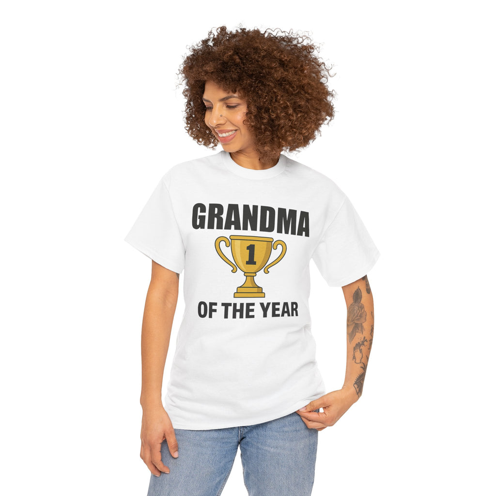 Grandma of the Year Premium Cotton Tee