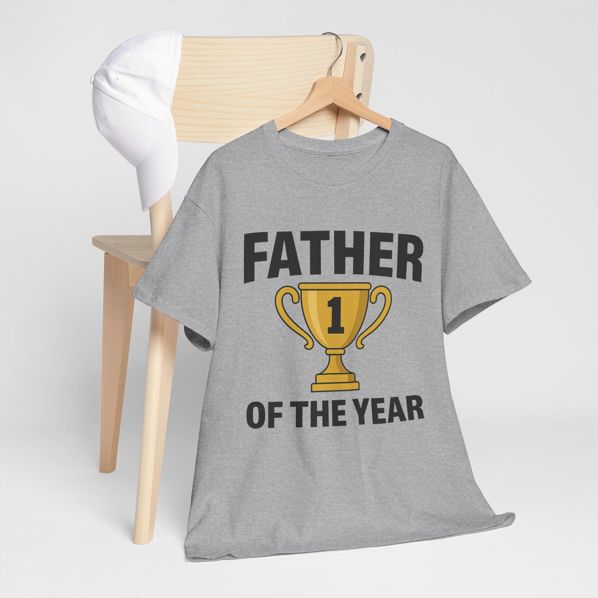 Father of the Year Premium Cotton Tee