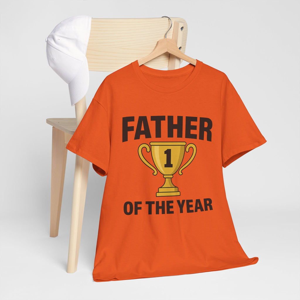 Father of the Year Premium Cotton Tee