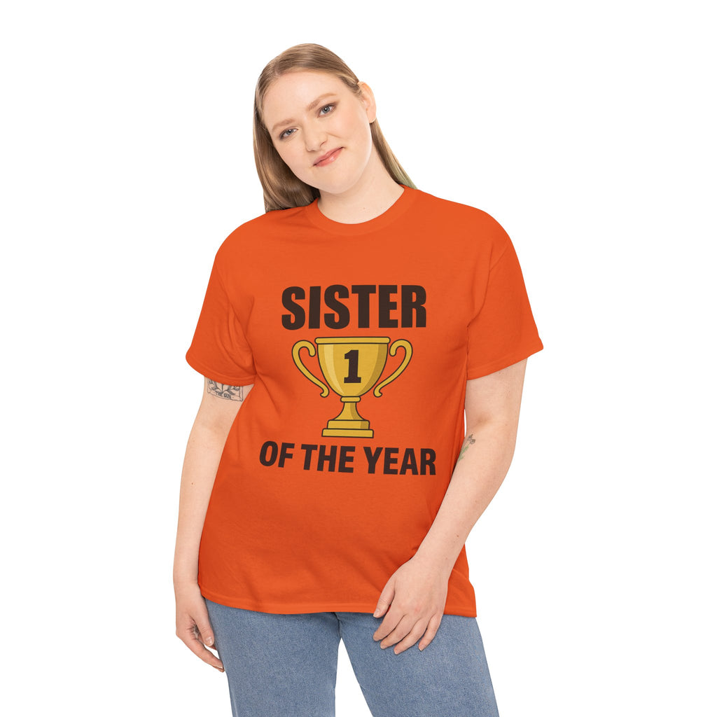 Sister of the Year Premium Cotton Tee