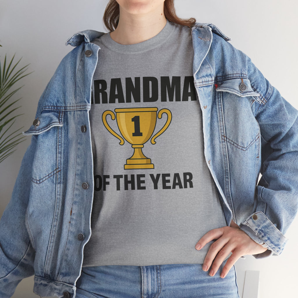 Grandma of the Year Premium Cotton Tee