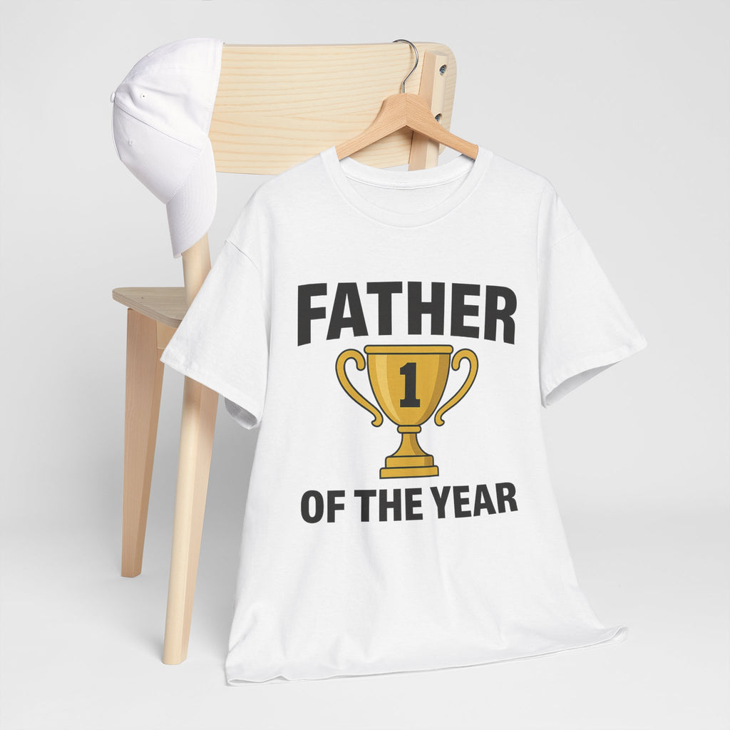 Father of the Year Premium Cotton Tee