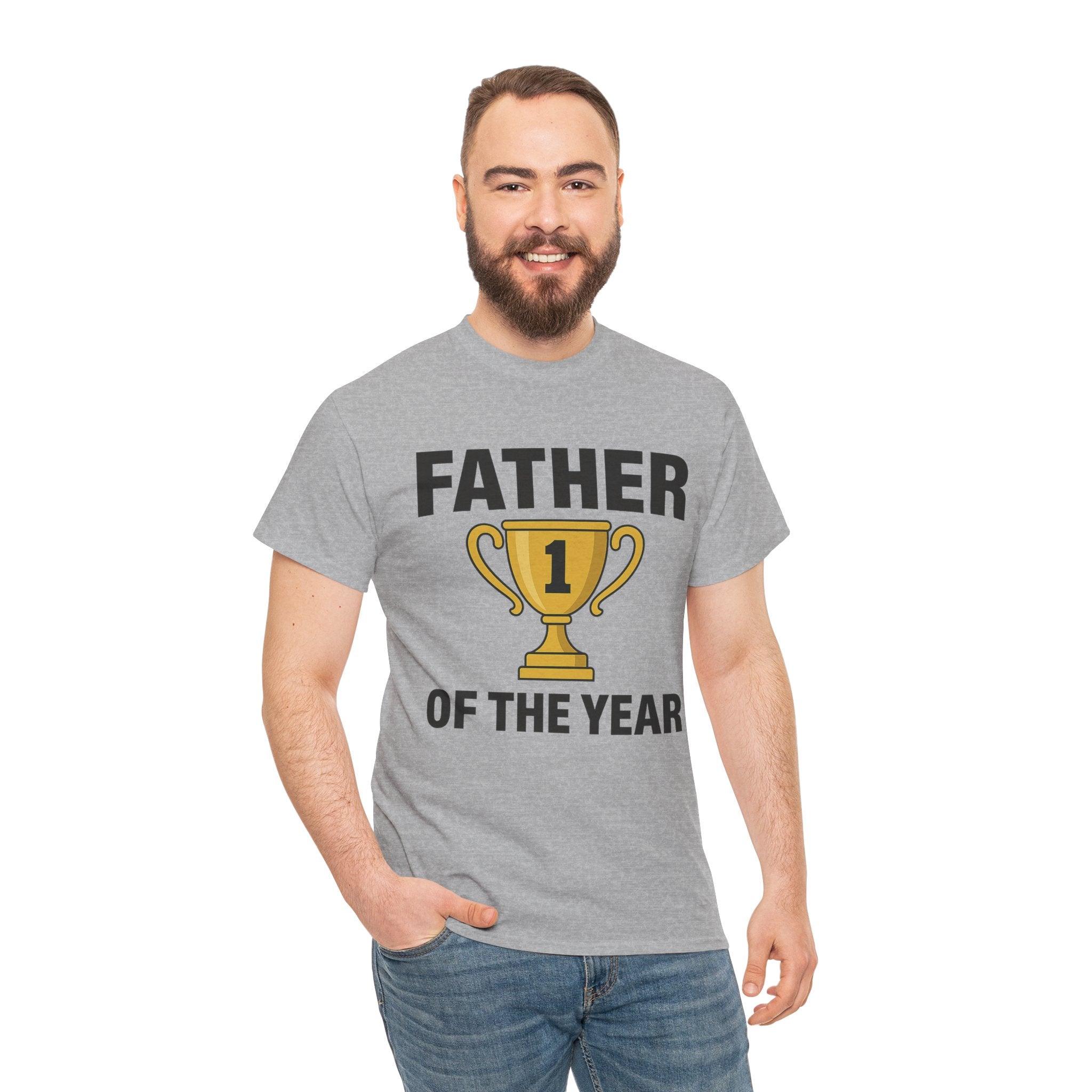 Father of the Year Premium Cotton Tee