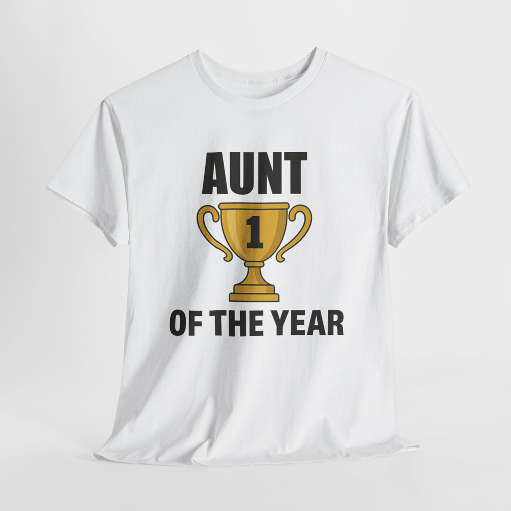 Aunt of the Year Premium Cotton Tee