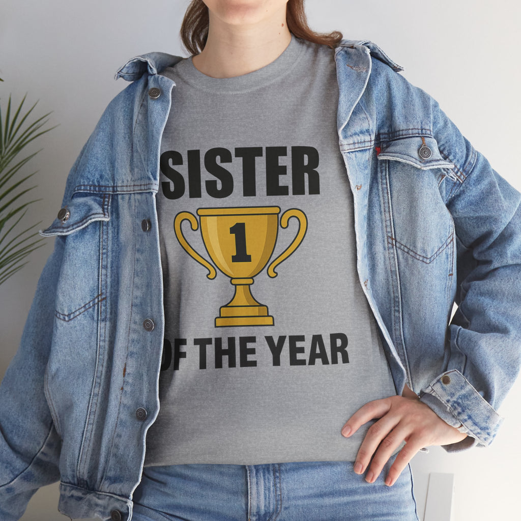 Sister of the Year Premium Cotton Tee