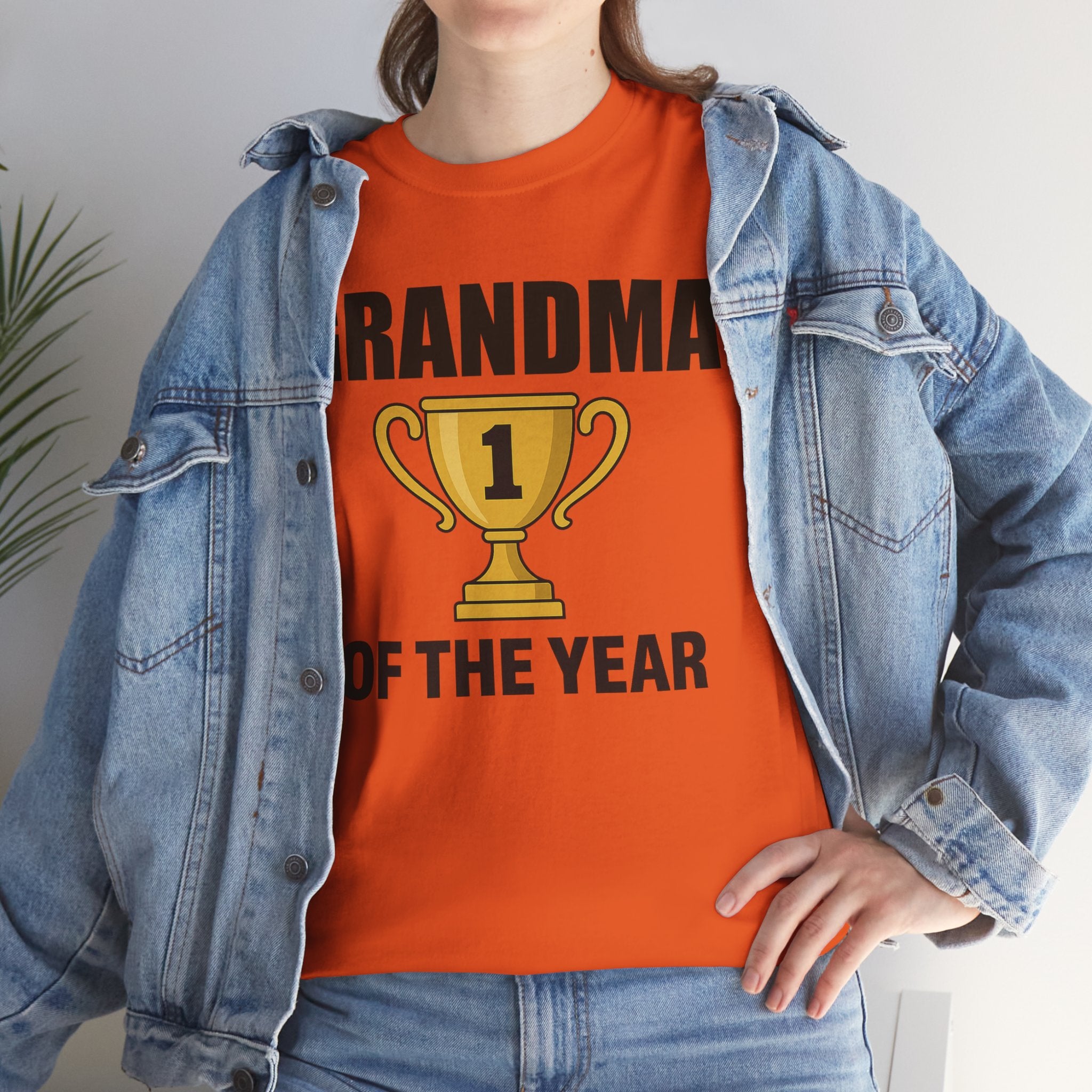 Grandma of the Year Premium Cotton Tee