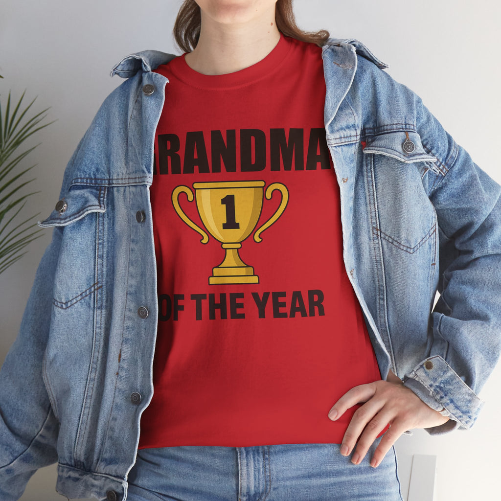 Grandma of the Year Premium Cotton Tee